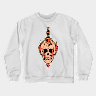 skull and sword tattoo Crewneck Sweatshirt